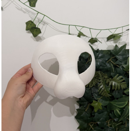 Feline 3d printed Base for Therian mask